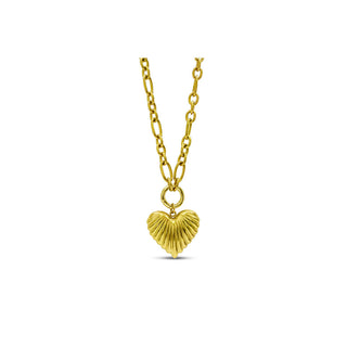 ISLA Wrapped in Love Heart Chain Necklace Gold