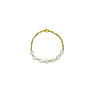 Isla 24/7 Stretch - Pop of Color - Meet Me Halfway - Pearl - PVD Gold