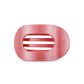 Round Flat Hair Clip | Medium | Calming Coral