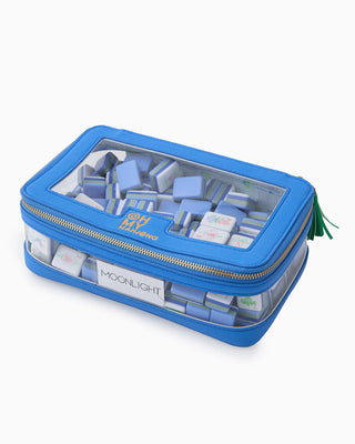 Oh My Mahjong Blue Tile Storage Bag