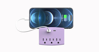 Charging Outlet with Shelf – 3 AC, 2xUSB-C & 1xUSB-A Ports