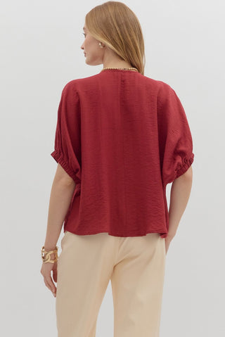Trista V-neck Top