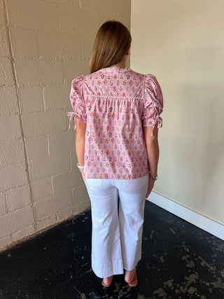 Pink Garden Top