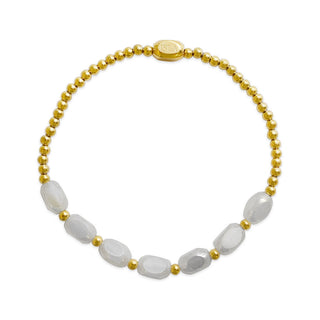 Isla 24/7 Stretch - Pop of Color - Meet Me Halfway - White Cap- PVD Gold