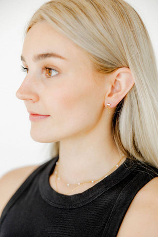 LINNY CO Screwback Stud Earrings - Becca