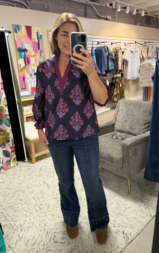 Milfoil Floral Top