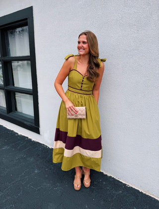 Olive Midi Dress