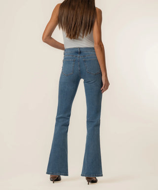 KUT FROM THE KLOTH STELLA HIGH RISE FLARE CLEAN HEM Wish Wash