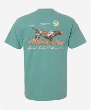 Speckle Bellies Tail Up Pointer Tee