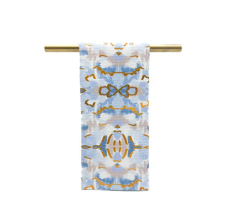 Light Blue Kaleidoscope Tea Towel