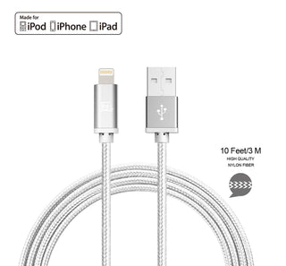 Fast Charging Lightning MFI Cables For iPhone/Ipad-10 Feet