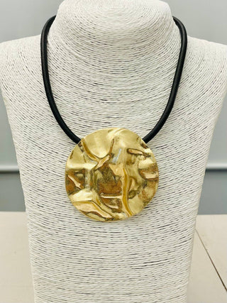 Palmer Cord Necklace Black