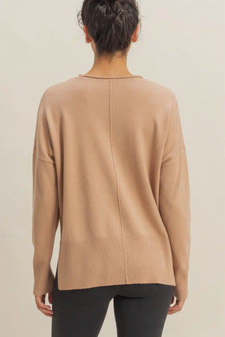 Front Seam Sweater