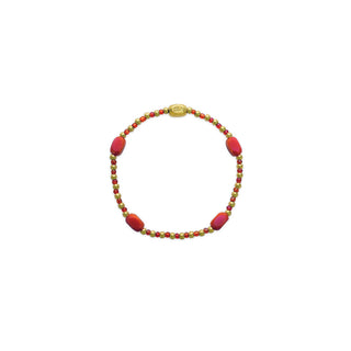 Isla 24/7 Stretch - Pop of Color - Here, There & Everywhere - PVD Gold - Fire Coral