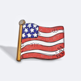 US Flag Pole Mini