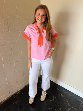 Pink Sunset Top