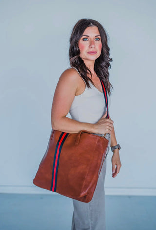 Aspen Lane Vegan Leather Tote Crossbody