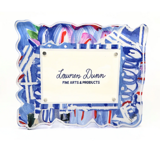 Lauren Dunn Blue Whimsey Acrylic Frame