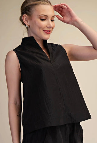 Polished Sleeveless Top