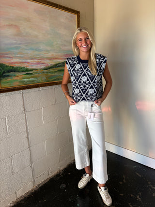 Heirloom Garden Sweater Vest