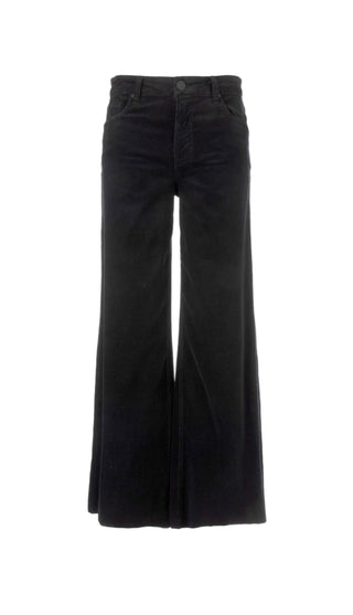 Meg High Rise Fab AB Wide Leg Black