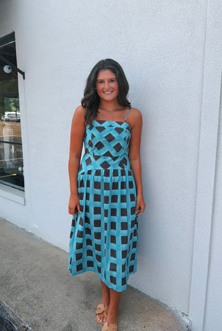Weekend Midi Dress Blue