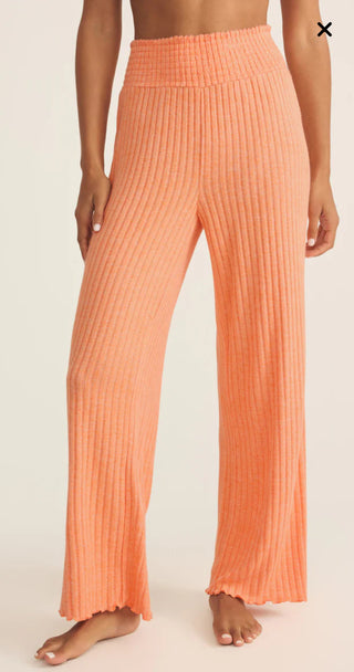 Z Supply Lounge Dawn Smocked Rib Pant