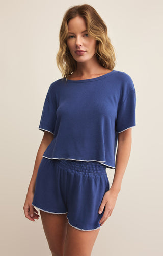 Z Supply Lounge Seas the Day Stitch Top