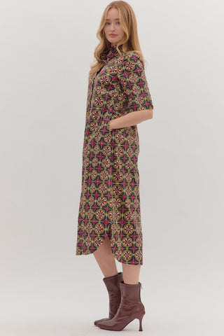 Fall Geo Dress