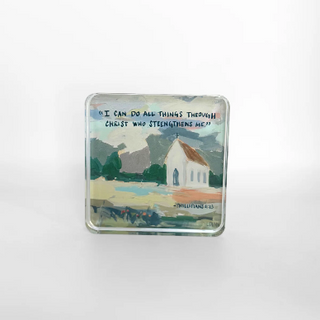 Lauren Dunn PHILIPPIANS 4:13 ACRYLIC SCRIPTURE BLOCK