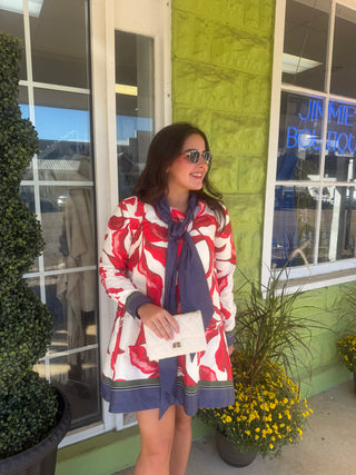 The Scarlet Bloom Dress