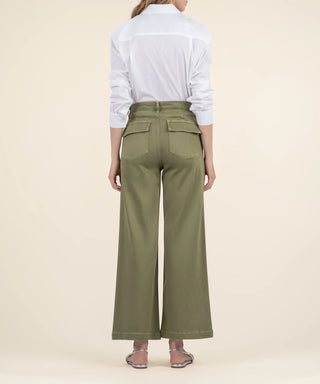 KUT FROM THE KLOTH MEG HIGH RISE WIDE LEG PANT Basil