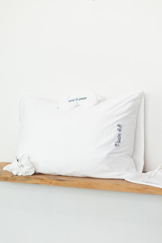Word Warriors Sleep in Peace Pillow Case Set