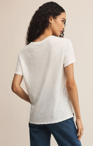 Z Supply Foundation Slub Tee White