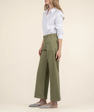 KUT FROM THE KLOTH MEG HIGH RISE WIDE LEG PANT Basil