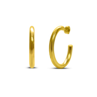 Isla Weightless Hoop – 35mm Gold