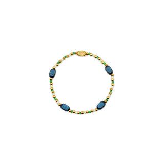 Isla Pop of Color Stretch Bracelet – “All Around” - Multi Jungle Green