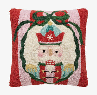 Holiday Frames Nutcracker Hook Pillow