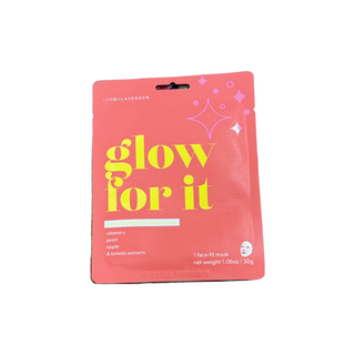 Lemon Lavender Silver Hour Glow Getter Foil Face Mask