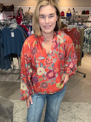 THML Poppy Bloom Blouse