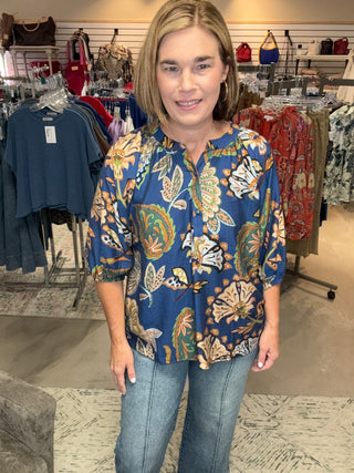 Midnight Garden Blouse