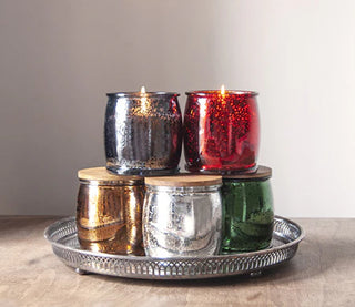 Eleven Point Mercury Barrel Candle