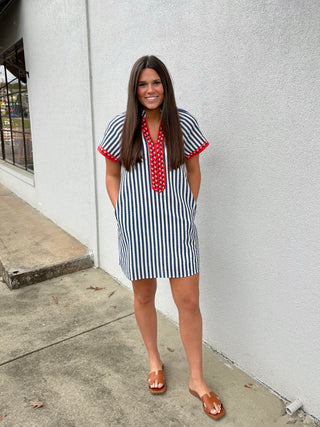 Coastal Stripe Dress