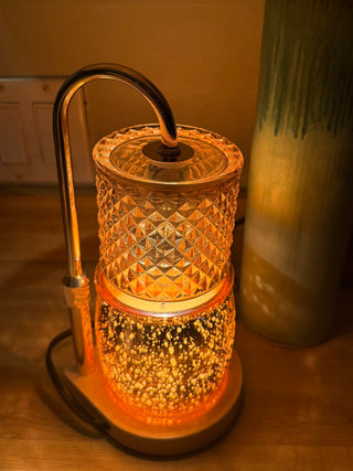 Champagne Crystal Candle Warmer