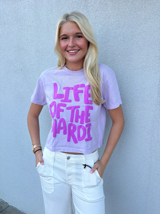 Life of the Mardi Crop Tee
