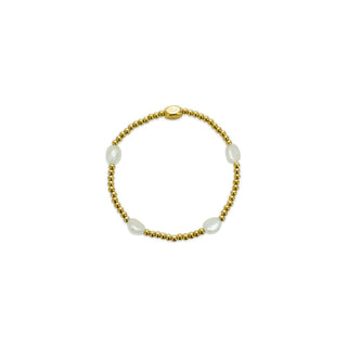 Isla 24/7 Stretch - Pop of Color - Here & There - Pearl - PVD Gold