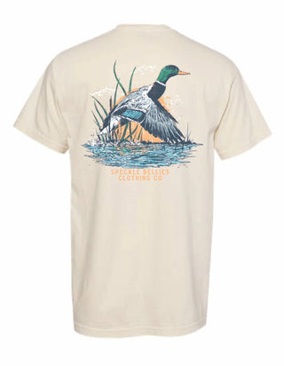Speckle Bellies Sunrise Mallard Pocket Tee