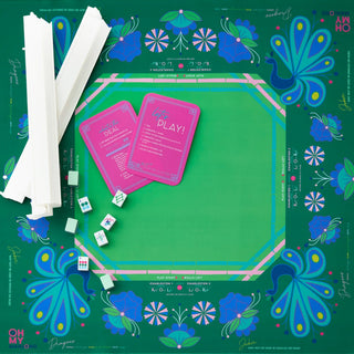 Birdie Green Mahjong Mat