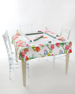 Parakeet Perch Instructional Mahjong Tablecloth