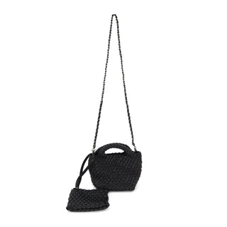 BC Braided Clutch Crossbody Bag